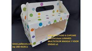 CAJA PARA BAULERA A LUNARES 48 x 33 x 18 CM.